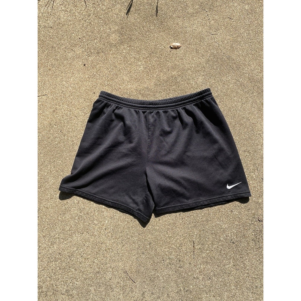 Vintage Nike Team Basketball Shorts Adult Size XL Black Made in USA